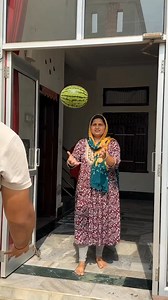 599K views · 10K reactions | Aaj moxu ko pehli baar tarbooj khilaya...