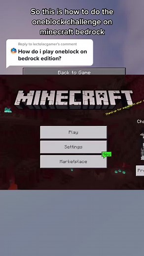 How to Join One Block on Minecraft Bedrock | Easy Tutorial