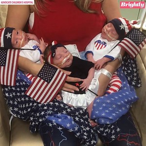 318K views · 1.3K shares | 'Baby, you're a firework! ✨ These NICU babies dressed in their Fourth of July best at Advocate Children's Hospital are making our hearts swell with patriotic pride! ❤️ https://gma.abc/2NmG4Fx | Good Morning America | Facebook