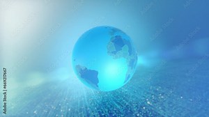 Country Zoom Animated Stylized World Map West Africa Ghana Version