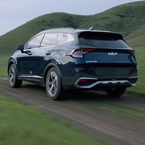 The pack has a lot of catching up to do. The 2023 Kia Sportage Hybrid. | Kia America