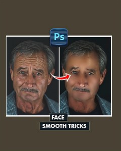 63K views · 396 reactions | How to old man face smooth or cleanup in photoshop #graphicinfluence | Graphic Influence | Facebook