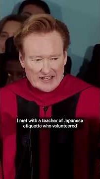 Conan O'Brien on modesty and connection