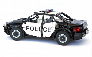 LEGO乐高 Technic科技系列 MOC Police Interceptor 警车