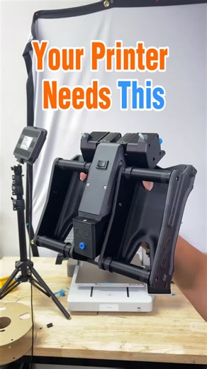 Infinity Flow 3D Printing on Instagram: "Every printer setup needs this.... We run the Infinity Flow S1+ filament switcher every day in our farm — but filament runout isn’t just our problem. It slows down every printer, no matter what you’re running. That’s why we built a universal solution. Drop the S1+ inline with almost any printer. No firmware changes. No brand lock-in. When a spool runs out, it automatically switches to the next — so your print keeps going without you. If you’ve ever had a