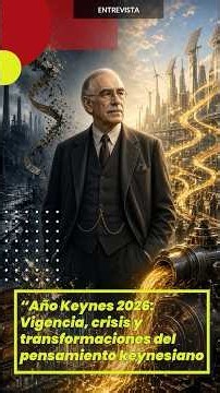 🤔 “Año Keynes 2026: Vigencia, crisis y transformaciones del pensamiento keynesiano” ☝️#shorts