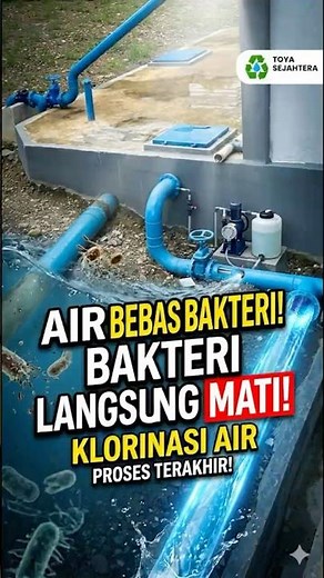 Bacteria-Free Water! The Chlorination Process in Water Treatment is a Must