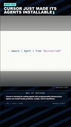 Cursor Just Turned AI Agents Into Real Infrastructure You Can Install Inside Anything! (Old)
