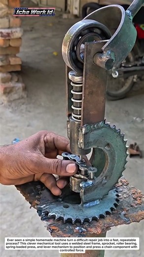 This Homemade Machine Is INSANELY Clever! 🔥 It Repairs Chains in Seconds!