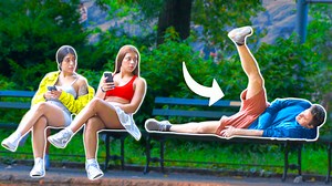 2.1M views · 84K reactions | Funny Fart Prank in Central Park! Bench Clearing Farts!  | HumorBagel | Facebook