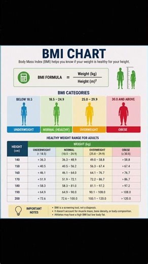 BMI chart you need