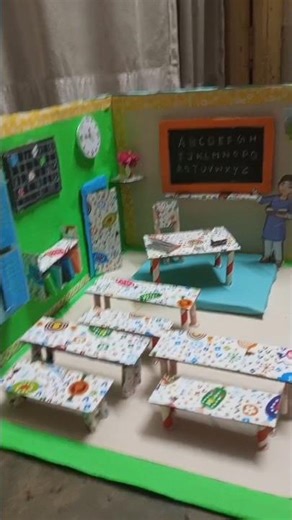 How to make a miniature classroom | DIY methods of cardboard🙏