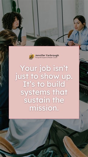 Leadership is more than passion and purpose. It’s about creating strategies, structures, and revenue systems that make your mission sustainable. Don’t just build impact for today. Build stability for tomorrow. #NonprofitLeadership #NonprofitStrategy #GrantReady | Jennifer Yarbrough The Nonprofit Expert & Grant Guru | Facebook