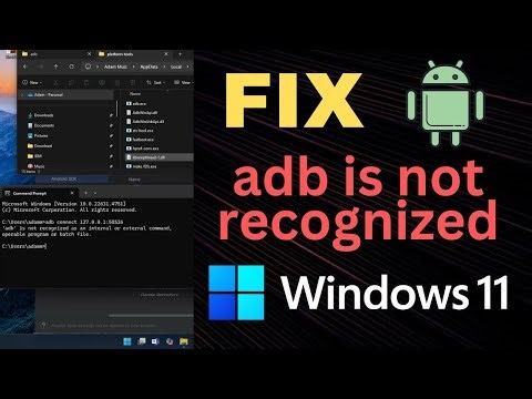 Cara mengatasi adb is not recognized as an internal or external command