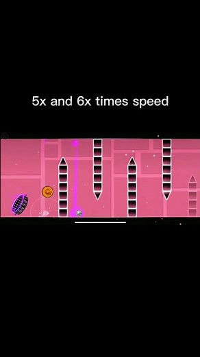 5x and 6x speed in Geometry Dash