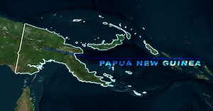 Papua New Guinea World Map