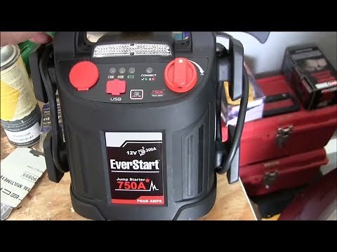 EverStart Jump Starter/Air Compressor- Review plus multimeter use