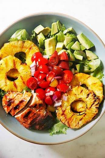 Sriracha Lime Grilled Chicken Salad