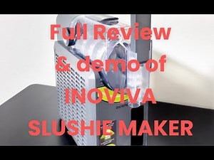 INOVIVA Slushie Machine – No Ice Needed! 🍹❄️ Make Perfect Frozen Drinks at Home!
