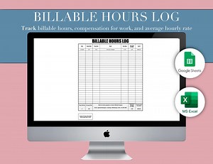 BILLABLE HOURS LOG - Etsy