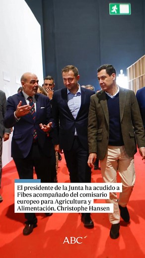 5K views · 74 reactions |  Juanma Moreno visita Sicab con el comisario de Agricultura de la UE, Christophe Hansen. El presidente de la Junta de Andalucía ha ejercido de anfitrión y ha mostrado al político europeo el mayor evento ecuestre del mundo.  Más información en ABC de Sevilla. #sicab #sicab2025 #sevilla | ABC de Sevilla | Facebook
