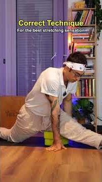 Front Split correct technique and activations! #splitstutorial #stretching #flexibility