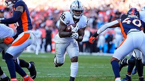 Josh Jacobs goes untouched for TD