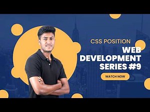 Learn CSS Position in Tamil | Web development series #9