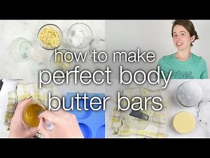 How to Make DIY Perfect Body Butter Bars