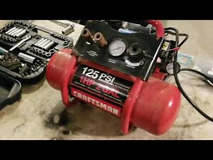 Craftsman air compressor fix *wasn't building pressure* 🤔💰