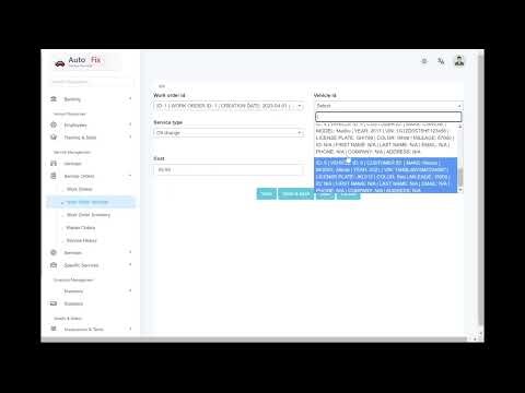 Workorderservice| Car Garage Management System SAAS | www.ownitweb.com