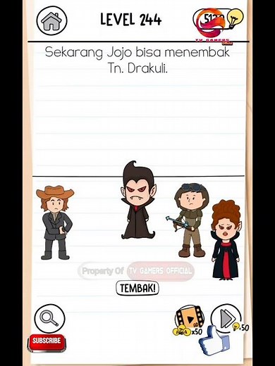 GAME BRAIN TEST 3 LEVEL 244 Walkthrough