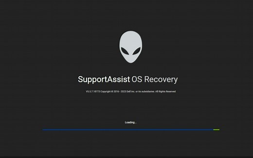 自己动手安装外星人原厂系统，戴尔外星人原厂系统恢复创建F12 SupportAssist OS Recovery本地工厂恢复教程