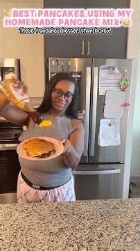 Better Than Boxed Pancakes | HOW I Use My Homemade Pancake Mix #pancakerecipes #pancakemix