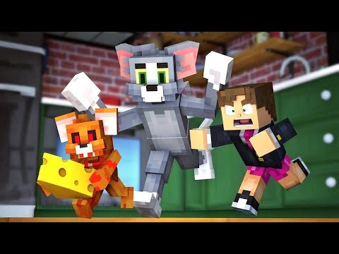 JERRY.EXE ME ATACOU NO MINECRAFT! ( TOM & JERRY )