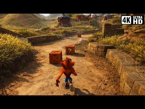 Crash Bandicoot 3 Remake Gameplay (PC Ultra 4K UHD)
