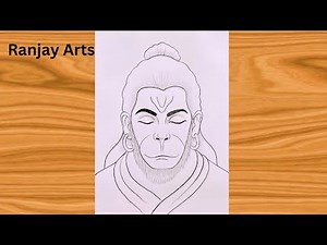 Hanuman Ji Drawing Step by Step - Complete Guide | Art Video