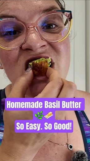 Homemade Basil Butter in Minutes! 🌿🧈