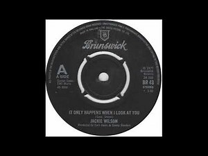 Jackie Wilson - It Only Happens When I Look At You - UK Brunswick Records released 1977
