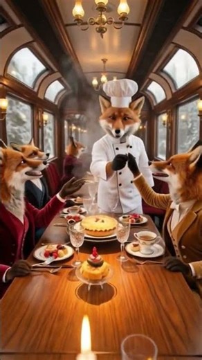 Magical Fox Train Journey 🦊🚂 | A World Inside a Train ✨