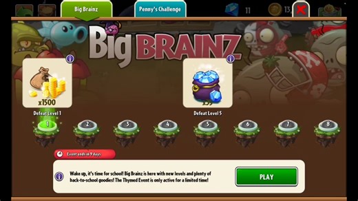 Big Brainz 1~10关