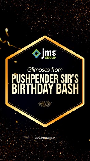 JMS Group on Instagram: "A celebration that started at the workplace and carried on into an unforgettable evening.​ Here’s how Pushpender Sir’s birthday was celebrated, with gratitude, energy, and a whole lot of fun. @pushpendersinghjmsofficial #birthday #birthdaycelebration #CelebratingLeadership #JMSGroup #officeculture"