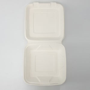 [Hot Item] Eco Friendly Sugarcane Bagasse Disposable Paper Pulp Lunch Box Food Container Takeout