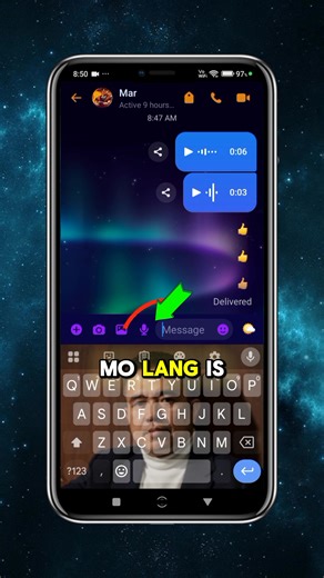 Paano daw magsend ng voice message sa kachat nya sa messenger? #VoiceMessage #chat #Messenger #tutorialvideo #tips #fblifestyle | Musbe Reel