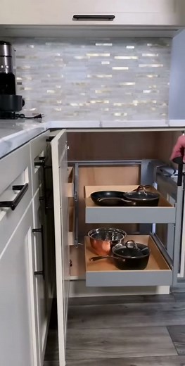 Kitchen magic Corner Storage Solutions | Enhance Your Kitchen Organization #shorts #kitchen