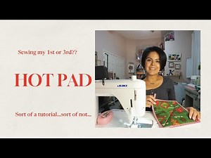 ✨ Sew a Pot Holder / Hot Pad With Me! 🍂🎄 | Fall & Christmas Sewing Project