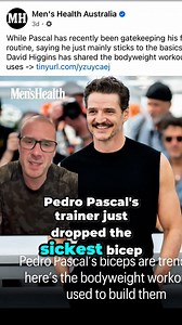 Pedro Pascal “built his biceps” with mountain climbers and planks… And apparently, I’m the next quarterback for the Browns! This is why celebrity workouts don’t belong in your actual training plan. If you’re in the market for actual bicep work, then here’s the real movements that hit both heads⤵️ Long head (outer peak): - Incline dumbbell curls - Bayesian cable curls - Hammer curls (standard cross-body) Short head (inner thickness): - Preacher curls - Spider curls - Stand-away cable curls (perso