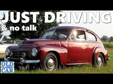 Just Driving the 1950s Volvo PV444 (no talk) - Old Classic Car