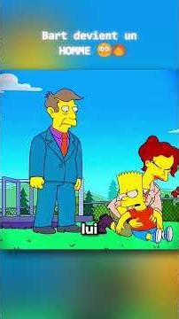 Bart becomes a MAN 😳🔥#bartsimpson #bart #thesimpsons #simpsons #disney #shorts #lisasimpson #wtf