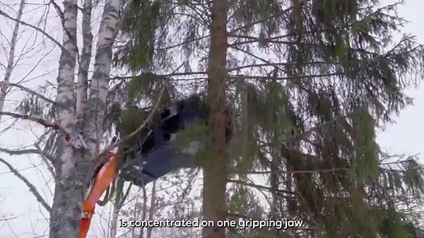 JAK-400C Tree Shear With Collector | Excavator Attachments | Jak.fi